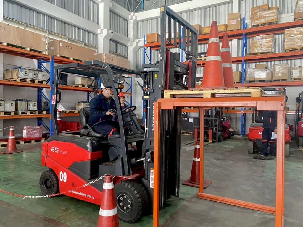 Now available for forklift operator training courses comply with the new law